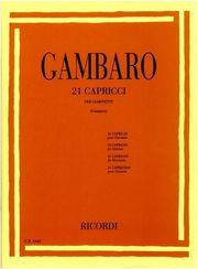 GAMBARO VINCENZO - 21 CAPRICCI ΓΙΑ ΚΛΑΡΙΝΕΤΟ RICORDI