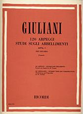 GIULIANI MAURIO - 120 ARPEGGI STUDI SUGLI ABBELLIMENTI DALL' OP. 1 RICORDI