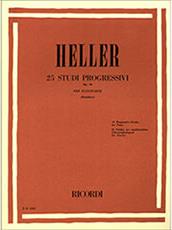 HELLER - 25 STUDI PROGRESSIVI OP. 46 PER PIANOFORTE RICORDI