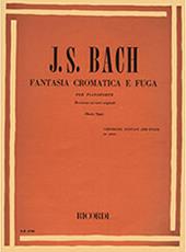 J. S. BACH - FANTASIA CROMATICA E FUGA PER PIANOFORTE / ΕΚΔΟΣΕΙΣ RICORDI