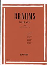 JOHANNES BRAHMS - BALLATE OP. 10 PER PIANOFORTE / ΕΚΔΟΣΕΙΣ RICORDI