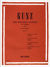 KUNZ - 200 PICCOLI CANONI RICORDI