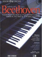 L.V.BEETHOVEN - CONCERTO N. 3 IN DO MINORE OP. 37 PER PIANO (RIDUZIONI PER DUE PIANOFORTI) RICORDI