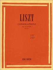 LISZT - CONSOLATIONS RICORDI