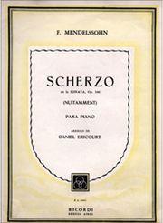 MENDELSSOHN - SCHERZO (FROM SON..OP.106) RICORDI