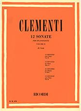 MUZIO CLEMENTI - 12 SONATE PER PIANOFORTE VOL II / ΕΚΔΟΣΕΙΣ RICORDI