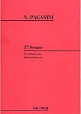 PAGANINI NICCOLO - 37 SONATE PER CHITARRA SOLA RICORDI