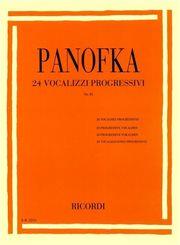 PANOFKA HEINRICH - 24 VOCALIZZI PROGRESSIVI OP. 85 RICORDI