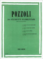 POZZOLI- 30 STUDIETTI ELEMENTARI RICORDI