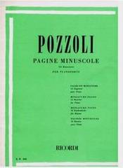 POZZOLI - MINIATURE PAGES RICORDI