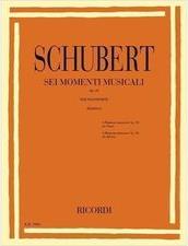 SCHUBERT - 6 MOMENTS MUSICAUX RICORDI