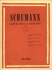 SCHUMANN - ALBUM FUR DIE JUGEND OP.68 RICORDI