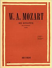 W.A.MOZART - SEI SONATINE PER PIANOFORTE / ΕΚΔΟΣΕΙΣ RICORDI