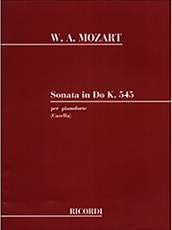 W.A.MOZART - SONATA IN DO K. 545 PER PIANOFORTE / ΕΚΔΟΣΕΙΣ RICORDI