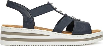 ΣΑΝΔΑΛΙΑ V0287-14 ΣΚΟΥΡΟ ΜΠΛΕ RIEKER