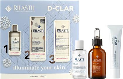 PROMO D-CLAR CONCENTRATED MICROPEELING 30ML & DEPIGMENTING CONCENTRATE DROPS 30ML & DAILY DEPIGMENTING CREAM 15ML RILASTIL