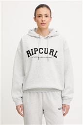 ΜΠΛΟΥΖΑ VARSITY ΧΡΩΜΑ: ΓΚΡΙ, ΜΕ ΚΟΥΚΟΥΛΑ, 08HWFL RIP CURL