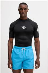 T-SHIRT ΚΟΛΥΜΒΗΣΗΣ WAVES UPF ΧΡΩΜΑ: ΜΑΥΡΟ, 16MMRV RIP CURL