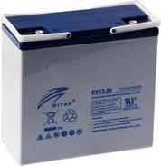 LEAD ACID BATTERY /FOR ELECTRIC CARTS/ (EV12-24) AGM 12V / 24AH -182.5 / 78.5 /170 MM RITAR
