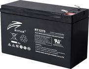 LEAD ACID BATTERY (RT1270) AGM 12V / 7AH - 151 / 65 / 94 MM TERMINAL1 RITAR