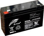 LEAD ACID BATTERY (RT6120) AGM 6V / 12AH - 150 / 50 / 93 MM TERMINAL1 RITAR