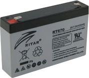LEAD ACID BATTERY (RT670) AGM 6V / 7AH - 151 / 34 / 94 MM TERMINAL1 RITAR