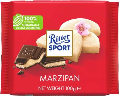 ΜΑΥΡΗ ΣΟΚΟΛΑΤΑ MARZIPAN ΠΑΣΤΑ ΑΜΥΓΔΑΛΟΥ 100G RITTER