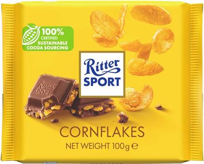 ΣΟΚΟΛΑΤΑ ΓΑΛΑΚΤΟΣ CORN FLAKES 100G RITTER