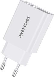 SAFEKUB D2 2.4A DUAL USB WHITE ΦΟΡΤΙΣΤΗΣ RIVERSONG από το ΚΩΤΣΟΒΟΛΟΣ