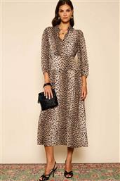 ΓΥΝΑΙΚΕΙΟ MIDI ΦΟΡΕΜΑ ΜΕ ANIMAL PRINT ''IZZY'' - 010.00654.125.06046 ΜΠΕΖ RIXO