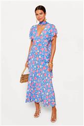 ΓΥΝΑΙΚΕΙΟ MIDI ΦΟΡΕΜΑ ΜΕ FLORAL PRINT ''EVIE'' - 010.00009.225.06316 ΜΠΛΕ RIXO
