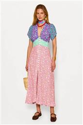 ΓΥΝΑΙΚΕΙΟ MIDI ΦΟΡΕΜΑ ΜΕ FLORAL PRINT ''NOVARA'' - 010.05062.225.06388 ΡΟΖ RIXO