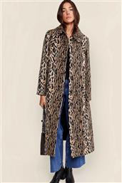 ΓΥΝΑΙΚΕΙΟ ΠΑΛΤΟ ANIMAL PRINT ''MILLY'' - 107.01133.422.02032 ΜΠΕΖ RIXO