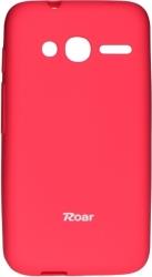 COLORFUL JELLY CASE FOR ALCATEL ONE TOUCH PIXI 4 (4) HOT PINK ROAR