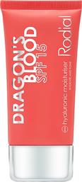 DRAGON'S BLOOD HA MOISTURISER SPF15 50 ML - SKDBMOIST50 RODIAL