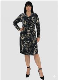 ΜΙΝΤΙ ΦΟΡΕΜΑ ΚΡΟΥΑΖΕ ΜΕ ANIMAL PRINT - ΓΚΡΙ RODONNA