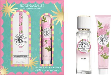 PROMO ROSE WELLBEING FRAGRANT WATER 30ML & ΔΩΡΟ HAND CREAM 30ML ROGER & GALLET