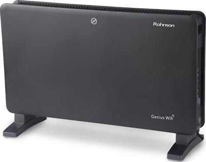 R-088 GENIUS ΘΕΡΜΟΠΟΜΠΟΣ ΔΑΠΕΔΟΥ ΜΕ WI-FI 2000W ΜΑΥΡΟ ROHNSON