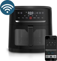 SMARTCHEF XL R-2834 ΜΕ WIFI ΚΑΙ ΑΠΟΣΠΩΜΕΝΟ ΚΑΔΟ 1800W 8 L ΜΑΥΡΟ ΦΡΙΤΕΖΑ ΑΕΡΟΣ ROHNSON