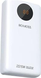 POWERBANK 10000MAH 22.5W - ΛΕΥΚΟ ROMOSS