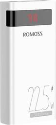 POWERBANK 30000MAH 22.5W - ΛΕΥΚΟ ROMOSS