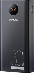 POWERBANK 30000MAH - ΜΑΥΡΟ ROMOSS