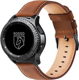 ROSSO DELUXE STRAP UNIVERSAL ΔΕΡΜΑΤΙΝΟ ΛΟΥΡΑΚΙ ΓΙΑ SMARTWATCHES (22MM) - BROWN