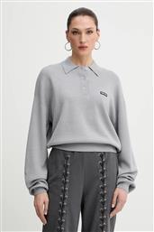 ΠΟΥΛΟΒΕΡ ΜΕ ΠΡΟΣΘΗΚΗ ΜΑΛΛΙΟΥ ΧΡΩΜΑ: ΓΚΡΙ, 115137039 ROTATE