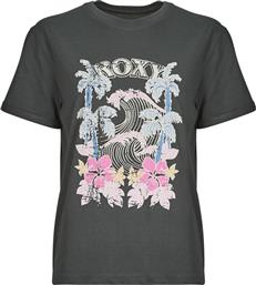 T-SHIRT ΜΕ ΚΟΝΤΑ ΜΑΝΙΚΙΑ OCEANREGULAR POSTER ROXY