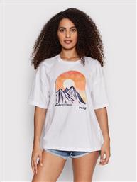 T-SHIRT START ADVENTURES ERJZT05390 ΛΕΥΚΟ RELAXED FIT ROXY