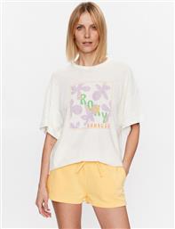 T-SHIRT SWEET FLOWERS ERJZT05469 ΕΚΡΟΥ RELAXED FIT ROXY