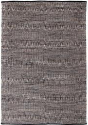 ΧΑΛΙ ALL SEASON (160X230) URBAN COTTON KILIM VENZA BLACK ROYAL CARPET