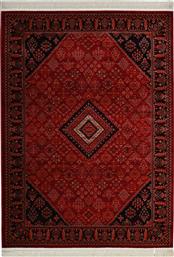 ΧΑΛΙΑ ΚΡΕΒΑΤΟΚΑΜΑΡΑΣ (ΣΕΤ 3ΤΜΧ) AFGAN 306A D.RED BLACK ROYAL CARPET