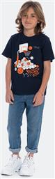 BASKETBALL KIDS' TEE (9000051694-22921) RUSSELL ATHLETIC